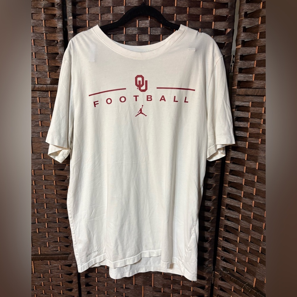 Jordan Men's Cream Football Tee